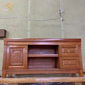 Kệ Tivi Gỗ Xoan Đào 1m4 Giá Xưởng