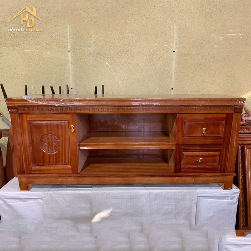 Kệ Tivi Gỗ Xoan Đào 1m4 Giá Xưởng ke-tv-xoan-dao-2 Kệ Tivi Gỗ Xoan Đào 1m4 Giá Xưởng