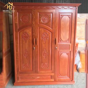 Tủ Quần Áo Ốp Xoan 3 Cánh 1m6 Giá Xưởng (Nhiều Mẫu)