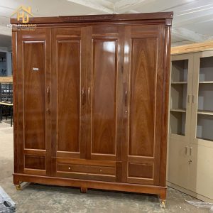Tủ Quần Áo Gỗ Xoan 4 Cánh Giá Xưởng