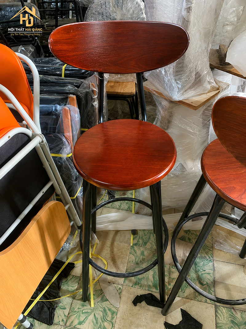 Ghế Quầy Bar Gỗ Chân Sắt Hiện Đại Giá Xưởng ghe-bar-nau Ghế Quầy Bar Gỗ Chân Sắt Hiện Đại Giá Xưởng