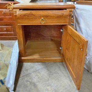 Tủ Đầu Giường Gỗ Hương Giá Xưởng 2 go huong xam 1