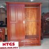 Tủ Quần Áo Ốp Xoan Cửa Lùa Giá Xưởng TQA022