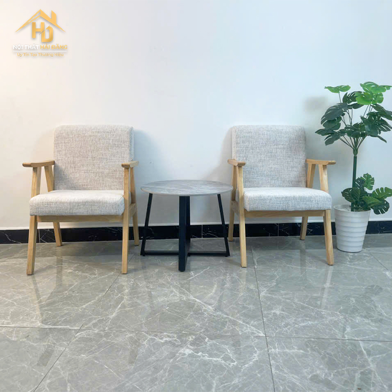 Bộ Bàn Ghế Sofa Cafe Gỗ Nệm Xám Hiện Đại ban-ghe-cafe-go-2 Bộ Bàn Ghế Sofa Cafe Gỗ Nệm Xám Hiện Đại