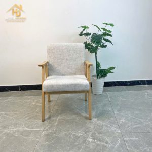 Bộ Bàn Ghế Sofa Cafe Gỗ Nệm Xám Hiện Đại 5 ghế sofa gỗ nệm xám