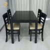 Bộ Bàn Ăn Gỗ 4 Ghế Giá Xưởng (2 Màu)