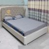 Giường Phản Ốp Nệm Cao Cấp 1M4 Giá Xưởng G044