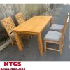 Bộ Bàn Ghế Gỗ Xuất Khẩu Tồn Kho BA058