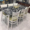 Bộ Bàn Ăn Mặt Giả Đá Với 6 Ghế Giá Xưởng BA072