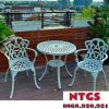 Bộ Bàn 2 Ghế Nhôm Đúc Giá Xưởng CF089