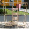 Kệ Treo Quần Áo Gỗ Thông 1M5x1M3