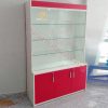 Tủ Kính Trưng Bày Viền Đỏ