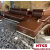Bộ Sofa Da Nâu Cao Cấp Giá Xưởng