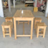 Bộ Bàn Quán Ăn 4 Ghế Đẩu