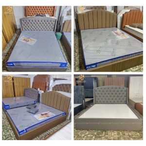 Giường Bọc Nệm Đầu Giường Cánh Cung Sang Trọng
