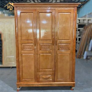 tủ quần áo sồi 3 cánh