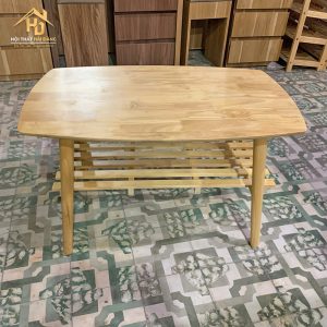 bàn sofa gỗ 2 tầng