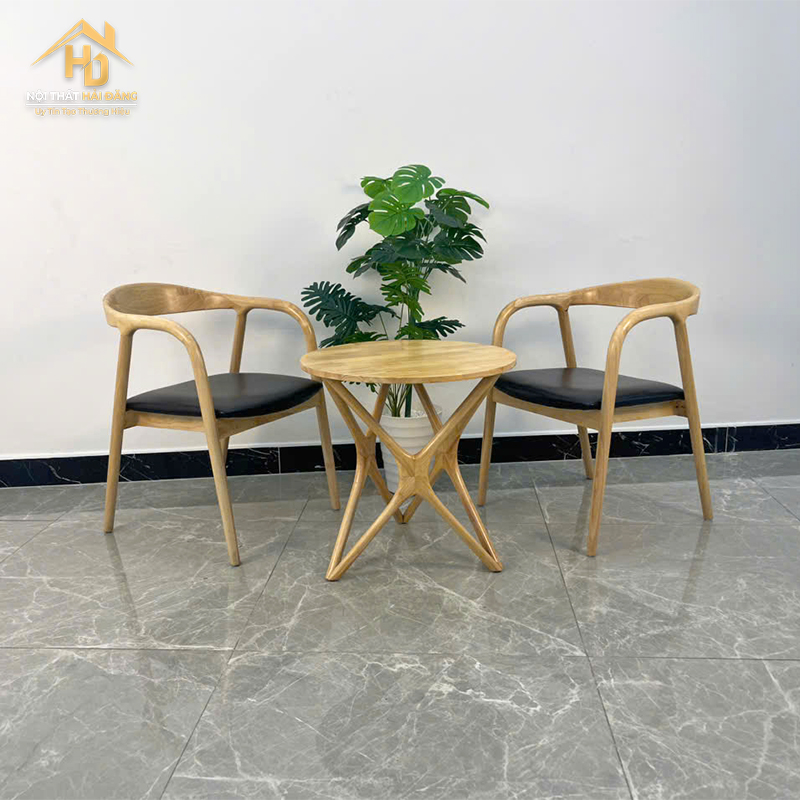 bo ban ghe cafe ghế gỗ cafe giá rẻ