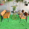 Bộ Bàn Ghế Sofa Cafe Bọc Nệm Cao Cấp