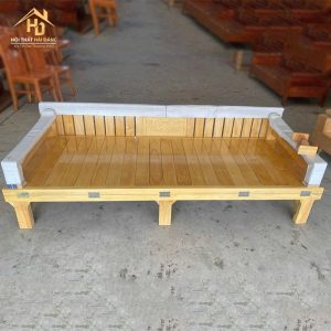 Bộ Trường Kỷ Kéo Thành Giường (Nhiều Màu) 3 giường gấp gọn màu vàng