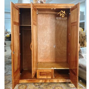Tủ Quần Áo Gỗ Xoan 3 Cánh Giá Xưởng ( Nhiều Mẫu) 4 tu quan ao xoan dao 3 canh 2