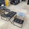 Bàn ghế camping sắt gấp gọn