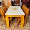 Bộ Bàn Ăn Gỗ Sồi Cao Cấp Giá Xưởng