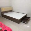 Giường Ngủ Gỗ 1M4 Có Hộc Kéo Tiện Lợi