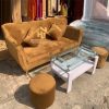 Ghế Sofa Bọc Vải Nhung Hiện Đại