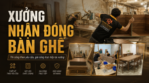 xưởng đóng bàn ghế giá rẻ