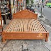 Giường Gỗ Sồi Nga 1M6x2M Tân Cổ Điển Sang Trọng