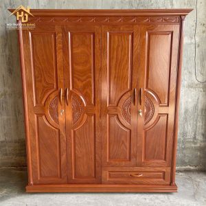 Tủ Quần Áo 4 Cánh Gỗ Xoan Giá Xưởng 3 tu quan ao 4 canh 3