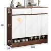 Tủ Giày Dép Trắng Nâu Đẹp Giá Xưởng