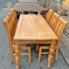 Bộ Bàn Ăn Gỗ Tự Nhiên Hiện Đại Giá Xưởng