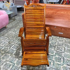 Ghế Lười Thư Giãn Gỗ Căm Xe Bền Bỉ (2 Màu)