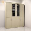 Tủ Hồ Sơ Gỗ 1M83x1M6 Màu Kem Sang Trọng Giá Xưởng