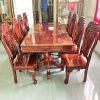 Bộ Bàn Ăn 8 Ghế Gỗ Tự Nhiên Sang Trọng