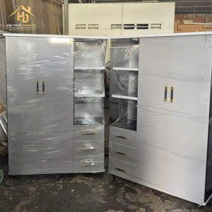 Tủ Quần Áo Nhựa Hiện Đại Giá Xưởng 10 tu ao nhua 2 canh kem ke