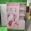Tủ Quần Áo Nhựa 2 Cánh Liền Kệ Màu Hồng