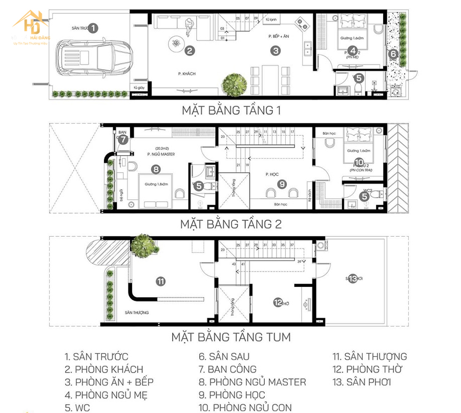 thiet-ke-noi-that-nha-4x18m2-29 Thiết Kế Thi Công Nhà 4x18M Full Nội Thất Đẹp, Hiện Đại