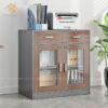 Tủ Hồ Sơ 1M5x80CM Cửa Kính Hiện Đại Giá Xưởng