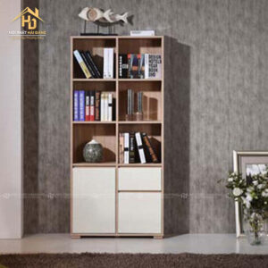 Tủ Gỗ Đa Năng Hiện Đại Giá Xưởng 2 ke sach go noithatgiasi