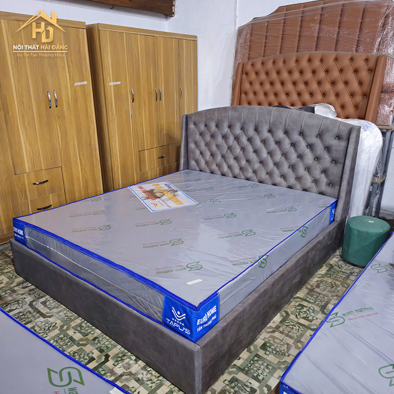 Giường Bọc Nệm Đầu Giường Cánh Cung Sang Trọng giuong-nut-1 Giường Bọc Nệm Đầu Giường Cánh Cung Sang Trọng