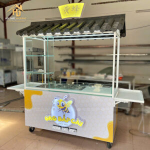 Quầy Trà Trái Cây Thiết Kế Mái Nhật Ấn Tượng 2 quay tra trai cay noithatgiasi (1)