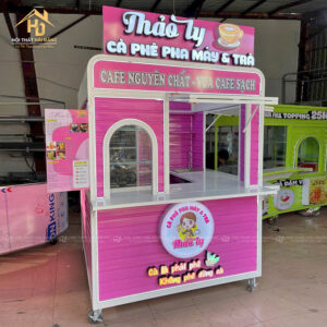 Xe Bán Nước Ép Sinh Tố Có Bồn Rửa Kiểu Hàn (Nhiều Màu) 4 xe ban nuoc ep noithatgiasi (6)