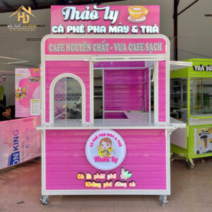 Xe Bán Nước Ép Sinh Tố Có Bồn Rửa Kiểu Hàn (Nhiều Màu) 3 xe ban nuoc ep noithatgiasi (7)