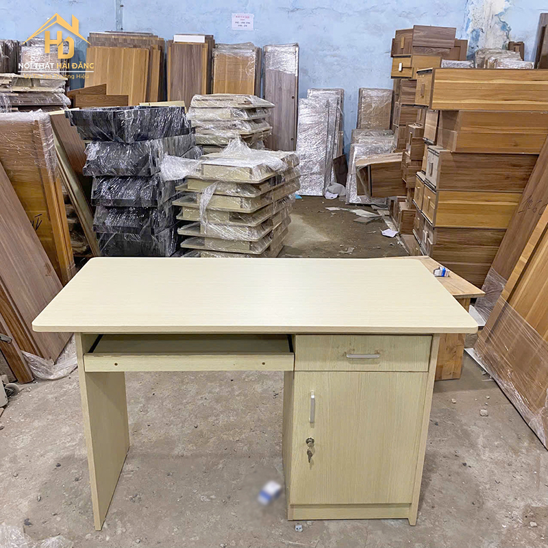 Bàn Làm Việc 1M2x60CM Gỗ Vân Tối Có Hộc Tủ ban-lam-viec-31 Bàn Làm Việc 1M2x60CM Gỗ Vân Tối Có Hộc Tủ