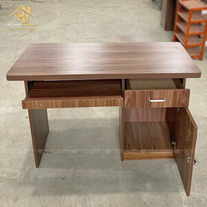 Bàn Làm Việc 1M2x60CM Gỗ Vân Tối Có Hộc Tủ 2 ban lam viec noithatgiasi (7)