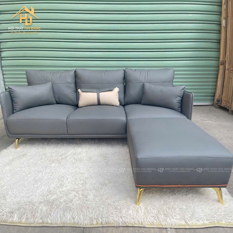 sofa-noithatgiasi-34 Băng Sofa L Bọc Da Chân Inox Mạ Vàng (Nhiều Màu)