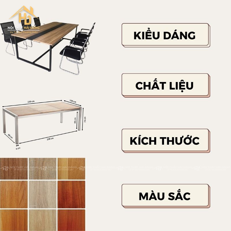 lưu ý khi chọn bàn ghế họp văn phòng